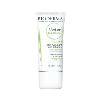 Bioderma Sébium Mat Control Shine Control Moisturiser, 30ml Mattifying Face Cream for Oily & Combination Skin
