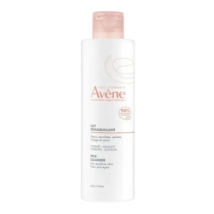 Avène Cleansing Milk Makeup Remover, 200ml Gentle Cleanser for Sensitive to Very Dry Skin