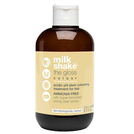 Milk Shake The Gloss Colour 9.07 Natural Violet Very Light Blonde, 60ml | Ammonia-Free Demi-Permanent Hair Colour