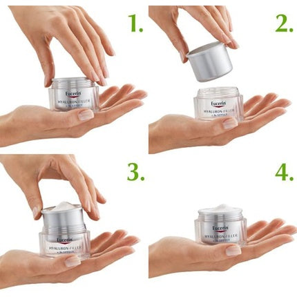 Eucerin Hyaluron-Filler Anti-Age Night Cream Refill, 50ml | Overnight Hydrating Face Cream Refill for Fine Lines & Wrinkles