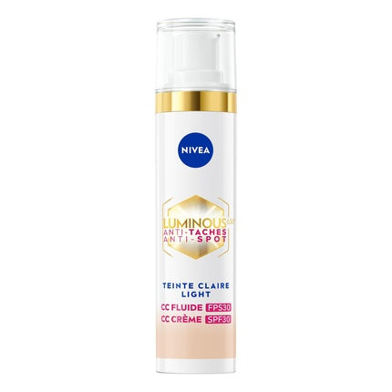 Nivea Cellular Luminous630 CC Fluid Light SPF 30 Tone-Perfecting Face Fluid with Sun Protection