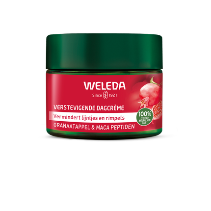 Weleda Pomegranate & Maca Firming Day Cream - Daily Firming Face Moisturiser with Pomegranate Seed Oil & Maca Peptides