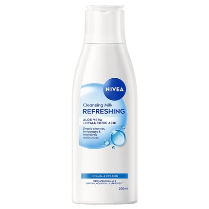 Nivea Refreshing Cleansing Milk, 200ml Facial Cleanser & Makeup Remover