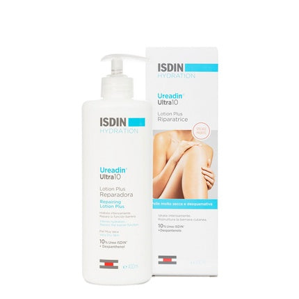 ISDIN Ureadin Ultra 10 Repairing Lotion Plus, 400ml for Very Dry & Flaky Skin