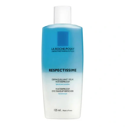 La Roche-Posay Respectissime Waterproof Eye Makeup Remover, 125ml – Gentle Bi-Phase Eye Makeup Remover for Sensitive Eyes