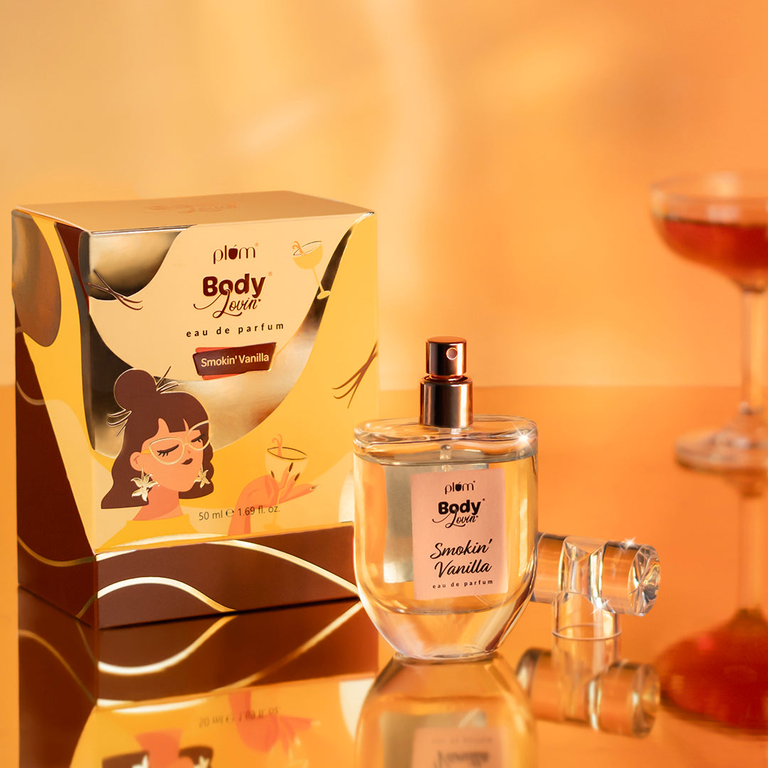 Plum Smokin' Vanilla Eau De Parfum (Perfume) by Plum BodyLovin' | Long Lasting | Supremely Luxurious, 50ml Buy at Indicrest Image 8