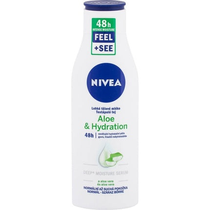 Nivea Aloe & Hydration 48h Light Body Lotion with Aloe Vera, 250ml