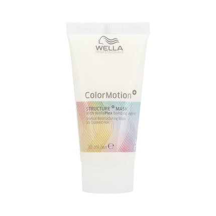 Wella Professionals ColorMotion+ Structure+ Mask, 30ml Hair Repair & Colour Protection Treatment