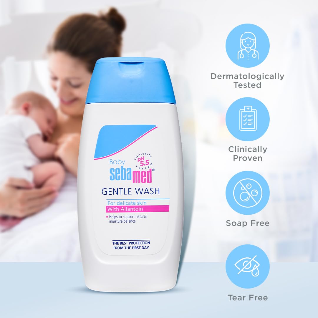 Sebamed Baby Gentle Wash, 200ml Buy at Indicrest Image 4