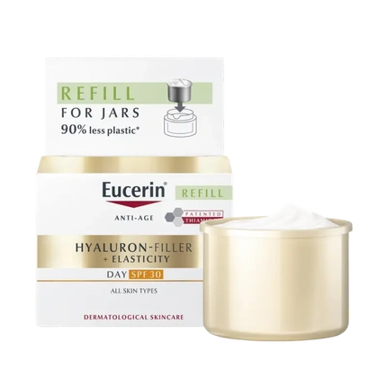 Eucerin Hyaluron-Filler + Elasticity Day Cream SPF30 Recharge, 50ml | Anti-Ageing Day Moisturizer