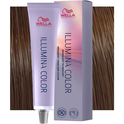 Wella Professionals Illumina Color ME+ 6/37 Dark Blonde Sand Gold Permanent Hair Color, 60ml