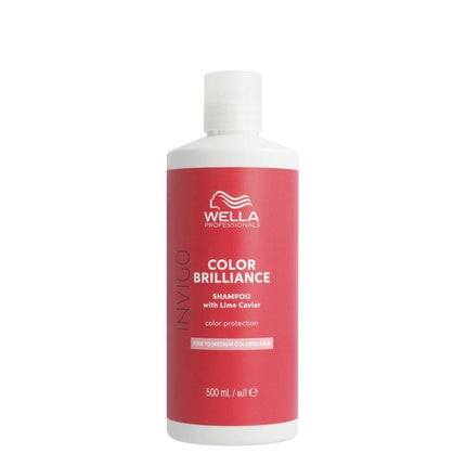 Wella Professionals Invigo Color Brilliance Shampoo for Fine Hair, 500ml Professional Shampoo for Color-Treated Hair