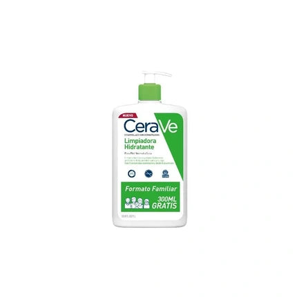 CeraVe Hydrating Cleanser, 1000ml Moisturising Face & Body Cleanser for Normal to Dry Skin