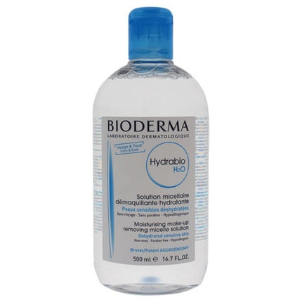 Bioderma Hydrabio H2O Micellar Water, 500ml – Hydrating Micellar Cleansing Water for Dehydrated Sensitive Skin