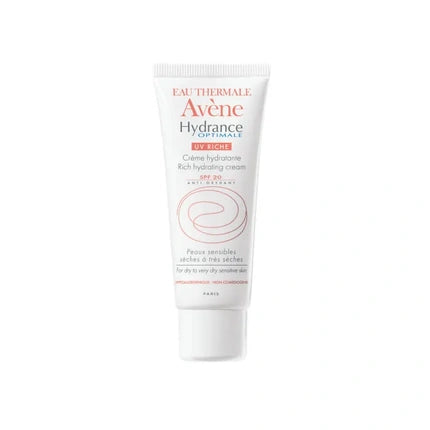 Avène Hydrance Rich UV Moisturizer SPF 20, 40ml for Dry to Very Dry Sensitive Skin