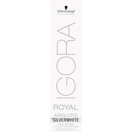 Schwarzkopf Professional IGORA Royal Silver Whites Grey Lilac Hair Colour, 60ml