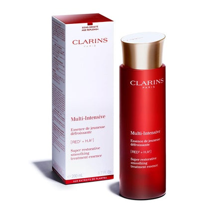 Clarins Super Restorative Smoothing Treatment Essence, 200ml Hydrating Facial Essence for All Skin Types