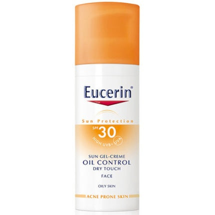 Eucerin Sun Oil Control Face Gel-Cream SPF30, 50ml Lightweight Sunscreen for Oily & Acne-Prone Skin