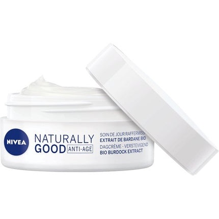 Nivea Naturally Good Anti-Age Day Cream, 50ml Hydrating Daily Face Moisturizer