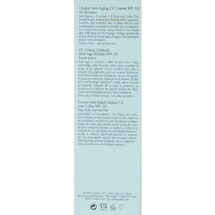 Estée Lauder Revitalizing Supreme+ Global Anti-Aging CC Cream – Colour Correcting Moisturiser for Radiant-Looking Skin