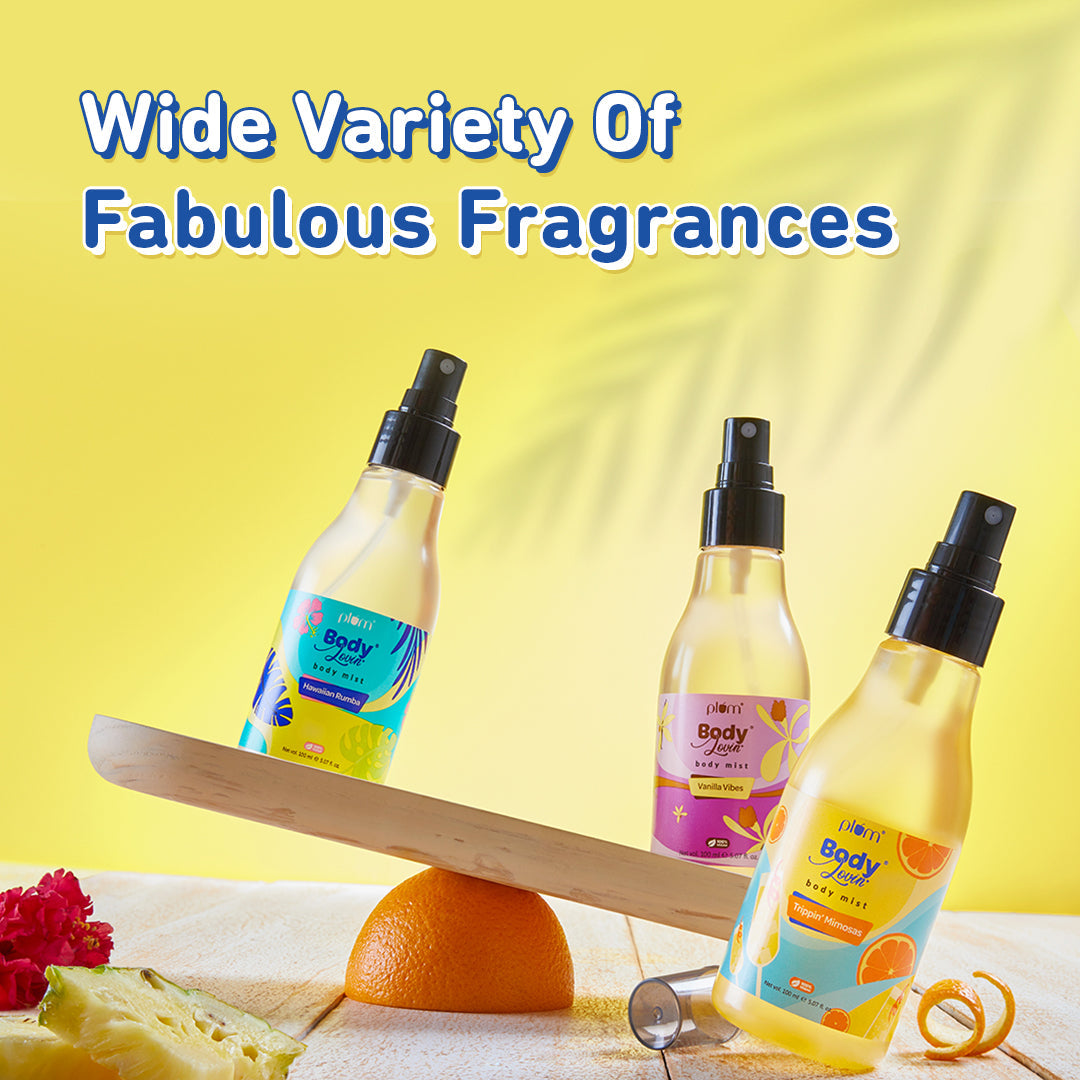 Plum Trippin' Mimosas Body Mist by Plum BodyLovin' | Long Lasting | Travel-Friendly | Citrusy Fragrance | Perfume Body Spray, 150ml Buy at Indicrest Image 13