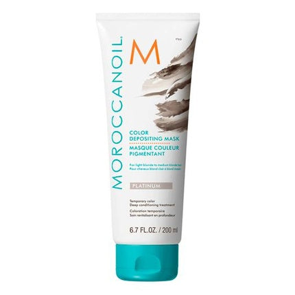 Moroccanoil Color Depositing Mask Platinum, 200ml Temporary Hair Colour Mask