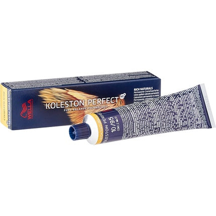 Wella Professionals Koleston Perfect Me+ Rich Naturals 10/95 Light Blonde Cendre Mahogany Permanent Hair Colour Cream, 60ml