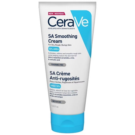 CeraVe SA Smoothing Cream, 177ml Moisturising Cream for Dry, Rough & Bumpy Skin with Salicylic Acid