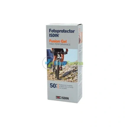 ISDIN Fotoprotector Fusion Gel SPF 50 Sunscreen, 100ml Lightweight Face & Body Sun Protection