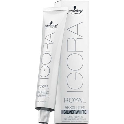 Schwarzkopf Professional IGORA Royal Silver Whites Grey Lilac Hair Colour, 60ml