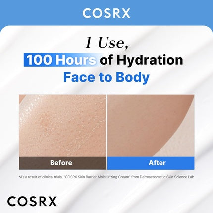COSRX Balancium Comfort Ceramide Cream Body & Face Moisturizer for Dry Skin, 80g