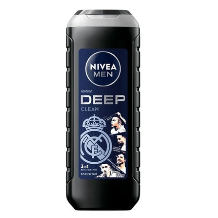 Nivea Deep Clean Shower Gel, 500ml Refreshing Body Wash for Men