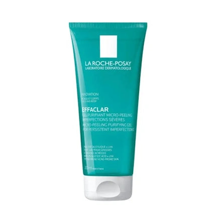 La Roche-Posay Effaclar Micro-Peeling Purifying Gel, 200ml Exfoliating Cleanser for Oily & Acne-Prone Skin