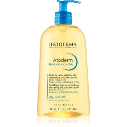 Bioderma Atoderm Shower Oil Ultra-Nourishing Shower Oil for Dry & Sensitive Skin, 500ml