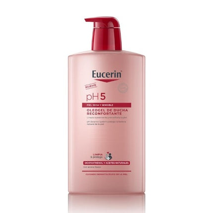 Eucerin pH5 Comforting Shower Oil 1L Nourishing Body Cleanser for Dry & Sensitive Skin