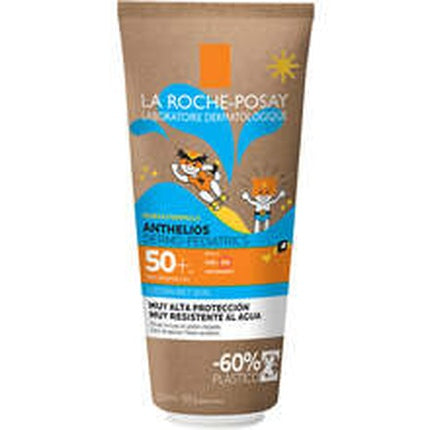 La Roche-Posay Anthelios Dermo-Pediatrics SPF50+ Wet Skin Gel Lotion, 200ml - Sunscreen for Children's Sensitive Skin