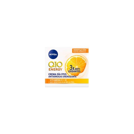 Nivea Q10 Plus Anti-Wrinkle Energy Day Cream, 50ml Hydrating Face Moisturizer with Coenzyme Q10