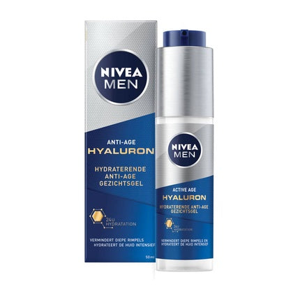 Nivea MEN Anti-Age Hyaluron Gel Face Moisturiser with Hyaluronic Acid