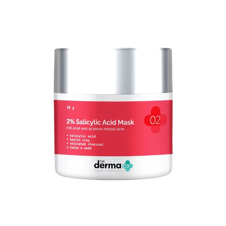 The Derma Co 2% Salicylic Acid Clay Face Mask 50g - Indicrest Buy at Indicrest
