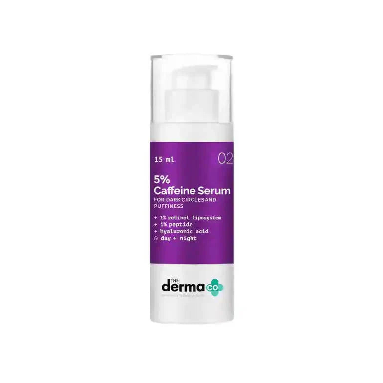 The Derma Co 5% Caffeine Serum, 15ml - Indicrest Buy at Indicrest