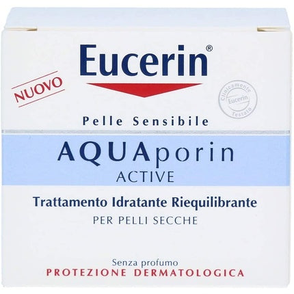 Eucerin AQUAporin Active Cream, 50ml – Hydrating Face Moisturiser for Normal to Combination Sensitive Skin