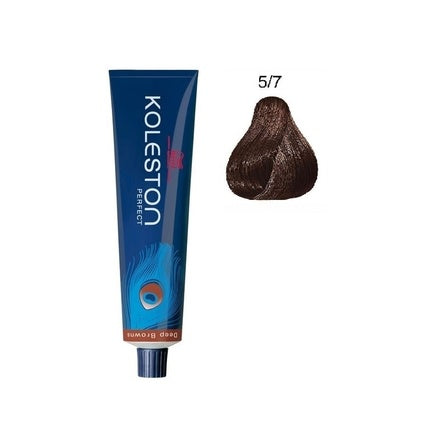 Wella Professionals Koleston Perfect Permanent Hair Dye 5/7 Light Brown Brown, 60ml Professional Hair Color