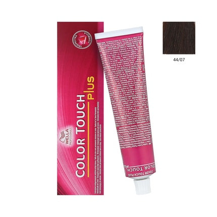 Wella Professionals Color Touch Plus 66/04 Dark Blonde Intense Natural Brown Demi-Permanent Hair Colour, 60ml