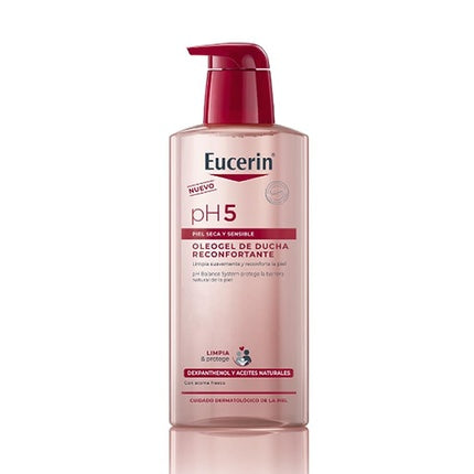 Eucerin Comforting Shower Oil, 400ml Nourishing Body Cleanser for Dry & Sensitive Skin