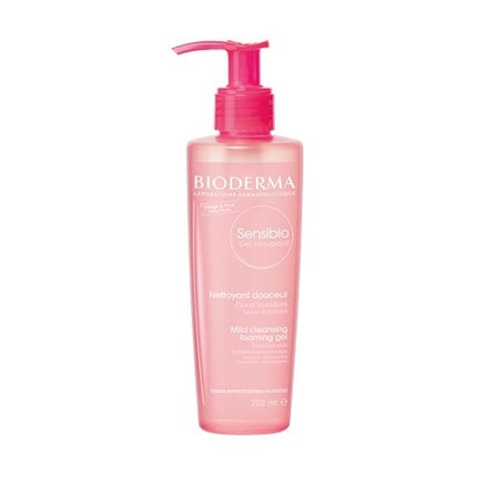 Bioderma Sensibio Foaming Gel, 200ml Gentle Cleanser for Sensitive Skin