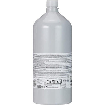 L'Oreal Professionnel Serie Expert Silver Shampoo with Magnesium, 1500ml | Professional Shampoo for Grey, White & Blonde Hair