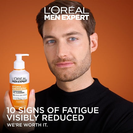 L'Oreal Men Expert Hydra Energetic Energizing Gel Cleanser Face Wash for Men