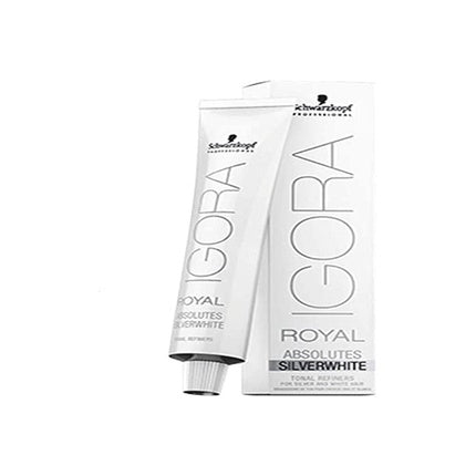 Schwarzkopf Professional IGORA Royal Absolutes SilverWhite Silver Hair Colour, 60ml