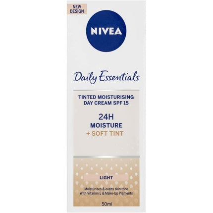 Nivea Daily Essentials Tinted Moisturising Day Cream Natural SPF 15, 50ml