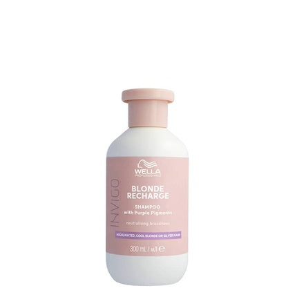 Wella Professionals Invigo Blonde Recharge Cool Blonde Shampoo, 300ml for Blonde, Highlighted & Grey Hair